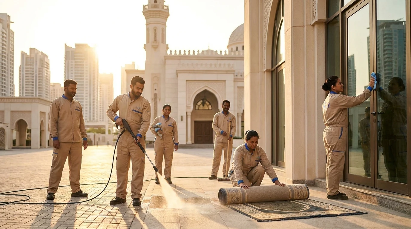 شركة الفرسان: أفضل منظفات مساجد في الإمارات